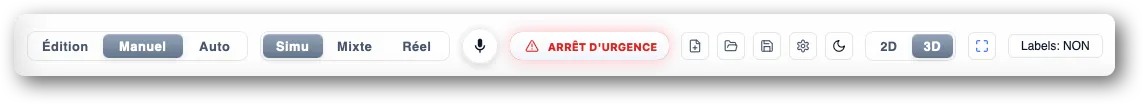 Barre d'outils
