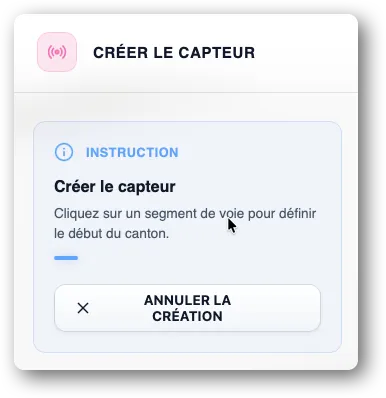 Instructions de création du capteur