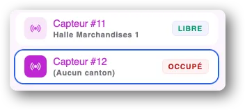 Test d'un capteur